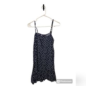 Cotton On Navy Polka Dot Dress Women's Size S NWOT